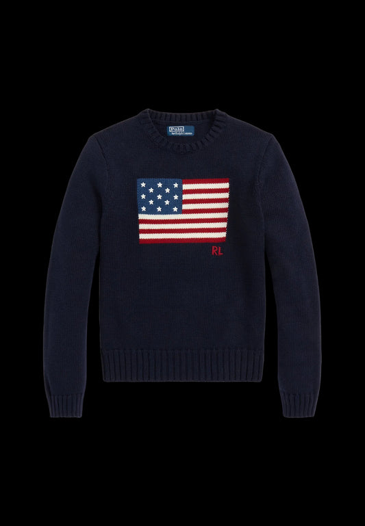 RALPH LAUREN FLAG SWEATER